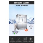 Deep Freezer Factory - Commercial 1200L 4 Door Glass