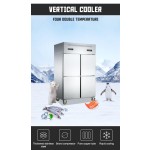 Upright Freezer Manufacturer - 4-Door Stainless Steel Chiller