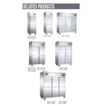 Upright Freezer Factory - Industrial 1200L 2-Door Glass