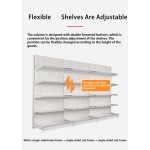 Marketing Shelves Factory - White Color Adjustable