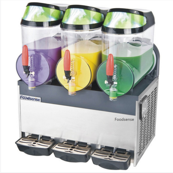 Slush Machine Supplier - 3 Tank Carbonated Mini