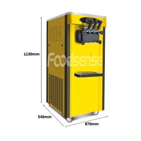 Ice Cream Machine Supplier - 3-flavor 24L/H Yogurt