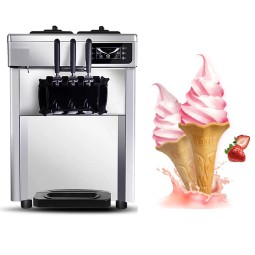 Ice Cream Machine Supplier - 3 Flavor Stainless Steel