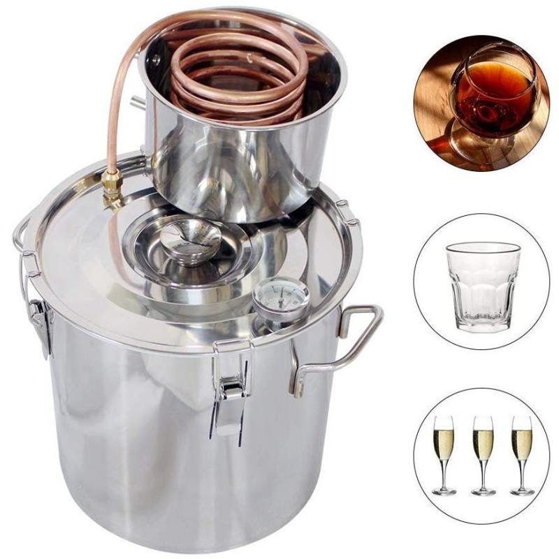 Alcohol Distiller Manufacturer - Small Home 2 Tanks 10L