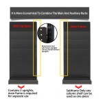 Display Rack Manufacturer - Metal Pegboard Stand