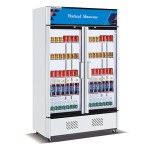 Drink Cooler Supplier - Double Glass Door Beer