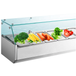 Salad Showcase Supplier - Glass Vegetable Fruit