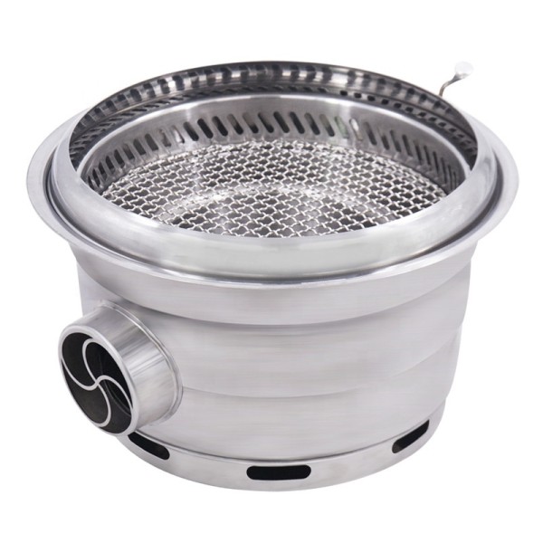 Smokeless Grill Factory - Stainless Steel Charcoal Barbecue