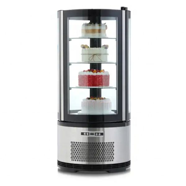 Rotating Showcase Supplier - 100L Upright Round Refrigeration