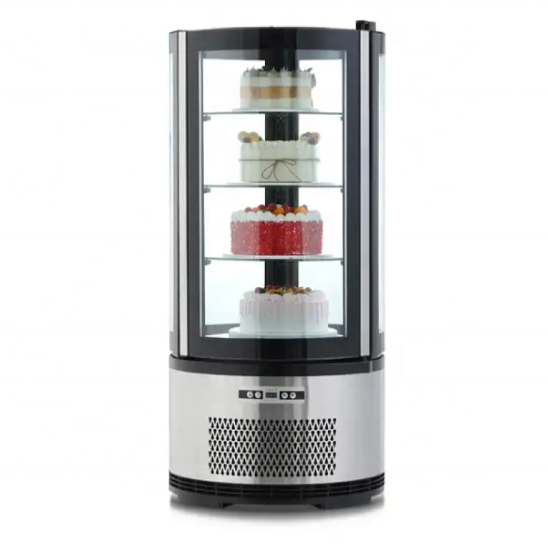 Rotating Showcase Supplier - 100L Upright Round Refrigeration