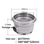 Charcoal BBQ Grill Supplier - Embedded Lower Exhaust Tabletop