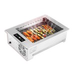 Infrared BBQ Grill Factory - Smart Touch Panel Non-Stick