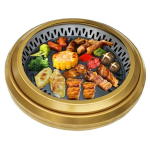 Electric BBQ Grill Factory - Top Selling Restaurant Round Embedded