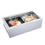 Electric Hot Pot Grill Supplier - 2in1 Commercial Table BBQ