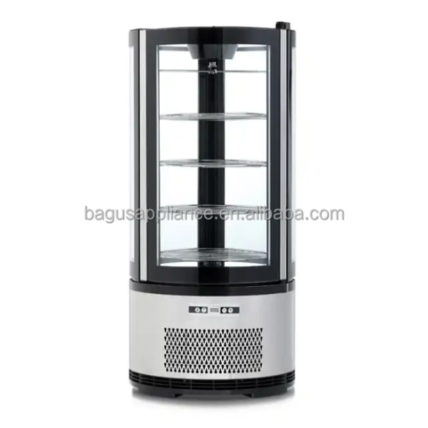 Rotating Display Cabinet Supplier - 100L Hot Sale Stainless Steel