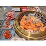Electric BBQ Grill Factory - Top Selling Restaurant Round Embedded