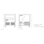 Small Ice Maker Supplier - 80kg Stainless Steel Home Commercial