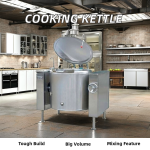 Jam Kettle Factory - 304 SS 50-500L Tilting Function