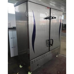 Rice Steamer Manufacturer - Industrial 24-tray Gas Heating