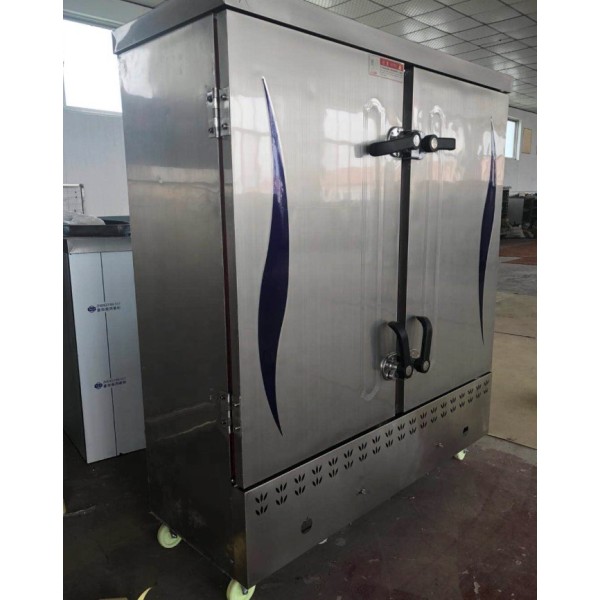 Rice Steamer Manufacturer - Industrial 24-tray Gas Heating