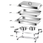 Chafing Dish Manufacturer - Rectangle Stainless Steel 9L