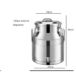Milk Storage Bottle Supplier - 10-Liter Stainless Steel Dispenser