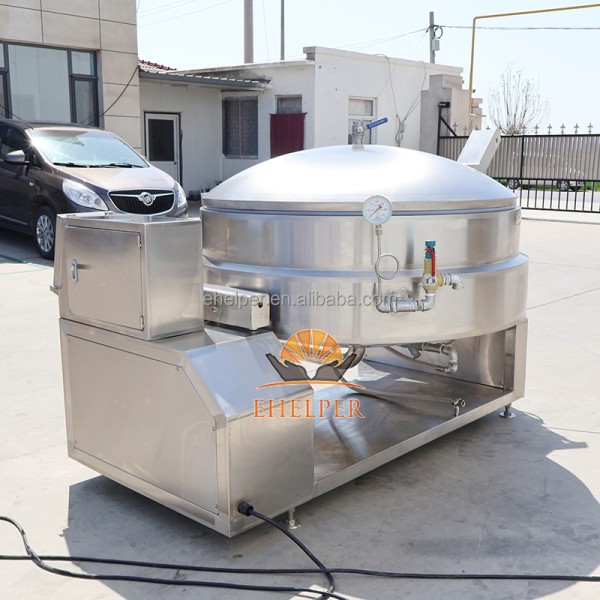 Jam Kettle Manufacturer - Industrial 600L Tilting Cooking