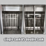 Deep Fryer Machine Factory - 2 Tanks Automatic Lifting