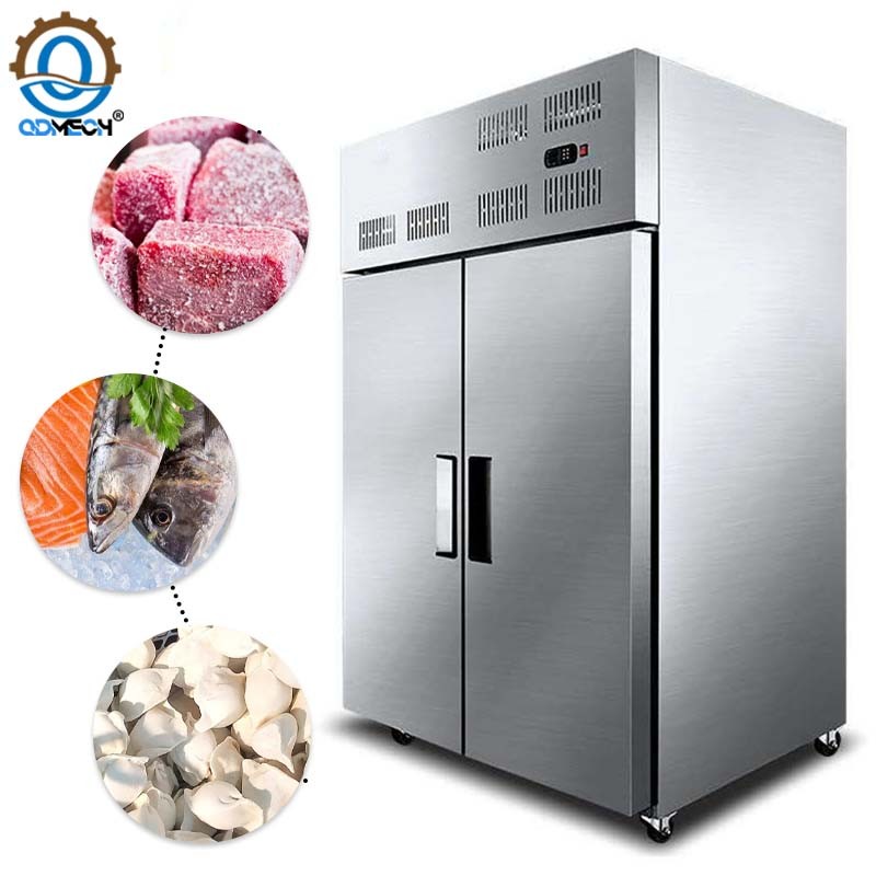 Vertical Freezer Supplier - Double Door Stainless Steel