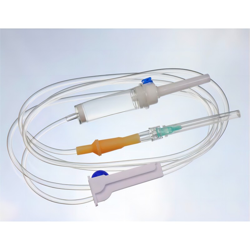 Disposable Medical Consumables Effective IV Infusion Set with Regulator Fluid Drip for Infusions