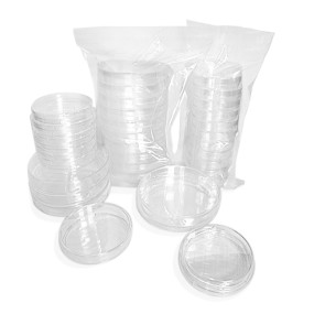 Sterile 90mm Disposable Petri Dishes Round Glass and Plastic Polypropylene for Laboratory Use