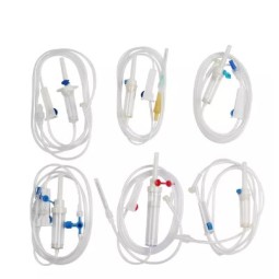 21g Y Wing Infusion Set with Drip Set Safety Medical Supplies for Hospitals Clinics Various Sizes From 18g to 26g Blister Packed