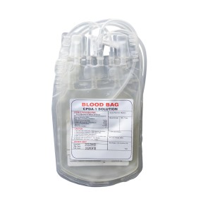 Ultraviolet Light Disinfecting Double Blood Bag Refrigerated Centrifuge Medical Blood Transport Bags with Production Machine