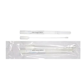 Disposable Medical Sterile Nasal Swab Plastic Nylon Material Alcohol Pad Swab-Amies Stuart Cary-Blair Type with Transport Medium