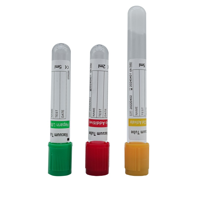 Non-Vacuum Blood Tube with Gel Separator & Clot Activator (PP 1-4ml, 13 * 75mm)