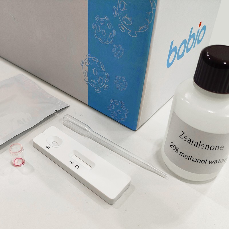 Zearalenone Rapid Test Cassette for Grain/Feed Mycotoxin Detection 60μg/kg Sensitivity