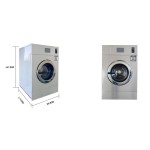 Commercial Laundry Machine Manufacturer - OAK 15-25kg Coin Operated