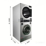 Stackable Washer Dryer Factory - OKOK Commercial Laundromat Use