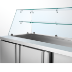 Under Counter Refrigerator Factory - Salad Bar Glass Cover