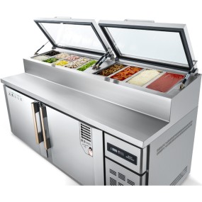 Pizza Prep Table Supplier - Refrigerated Counter Top Salad