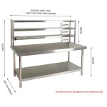 Mobile Work Table Supplier - Adjustable Height Stainless