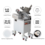 Frozen Meat Slicer Supplier - 220V 12 Inch Vertical Automatic