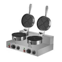 Stainless Steel Waffle Factory - Commercial Classical Round Bubble