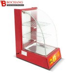 Electric Food Warmer Manufacturer - Curved Glass Restaurant