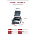 Electric Panini Grill Manufacturer - Double Plate Grooved Heavy Duty