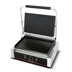 Electric Panini Grill Manufacturer - Double Plate Grooved Heavy Duty