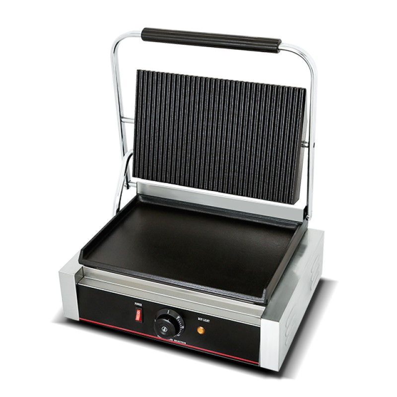 Electric Panini Grill Manufacturer - Double Plate Grooved Heavy Duty