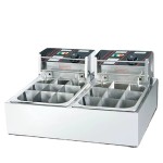 Gas Pasta Cooker Factory - Convection With Two Pans Bain Marie