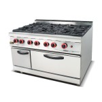 Gas Lava Rock Grill Factory - Freestanding Commercial Cabinet