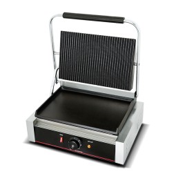 Panini Grill Supplier - Single Plate Electric Grooved